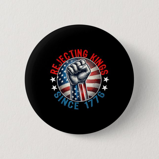 Abweisende Könige seit 1776 Handgriff Design Button (Vorderseite)