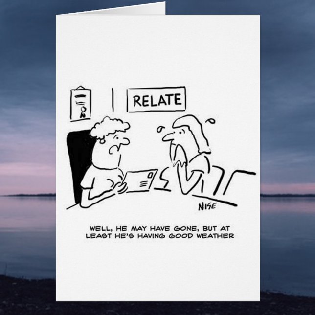 Abwesend Ehemann sendet eine Postkarte. (Von Creator hochgeladen)