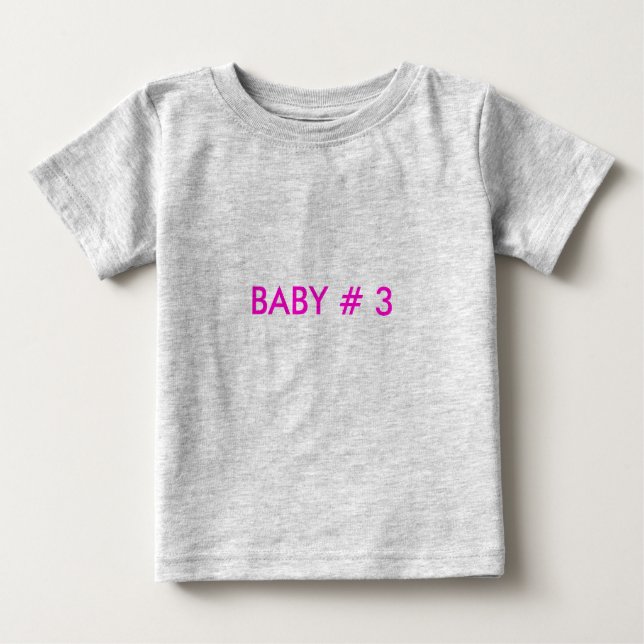 ABY Nr. 3 Baby T-shirt (Vorderseite)