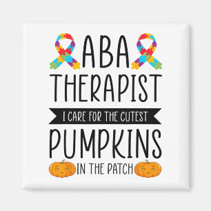 Aby Therapist Halloween Costume Pumpkins Verhalten Magnet