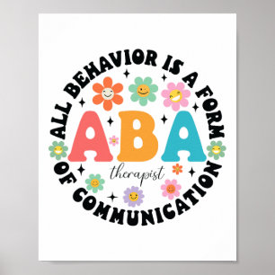 Aby Therapist Verhaltensanalyst Autismus Therapie Poster