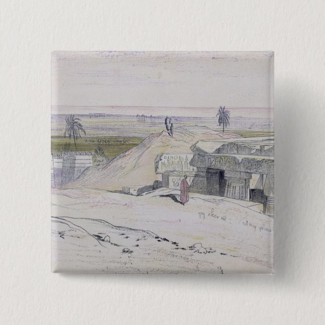 Abydus, 1pm, am 12. Januar 1867 (Tinte und Button (Vorderseite)