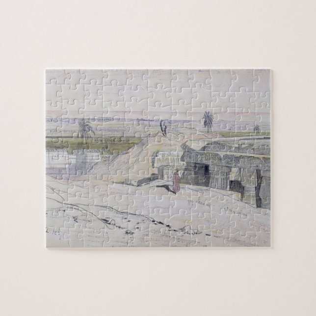 Abydus, 1pm, am 12. Januar 1867 (Tinte und Puzzle (Horizontal)