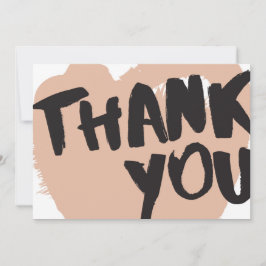 Abys Brush Lettering | Dankeschön Karte