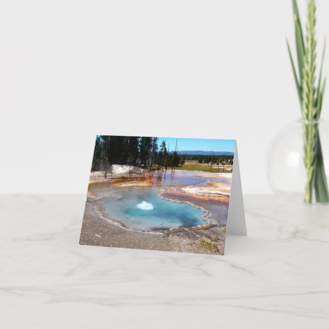 Abyss Pool Hot Springs Yellowstone Nationalpark (Vorderseite)