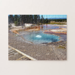 Abyss Pool Hot Springs Yellowstone Nationalpark Puzzle