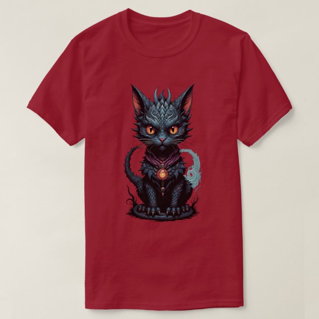 Abyssal Cat T-Shirt (Design vorne)