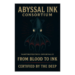 Abyssal Ink Konsortium - Von Blut zu Tinte Poster