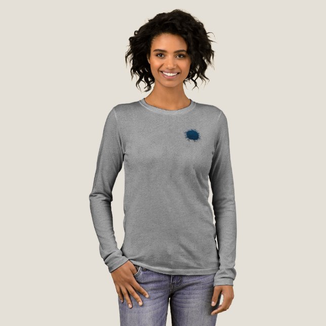 Abyssal Stille Tri-Blend Shirt (Volle Vorderseite)