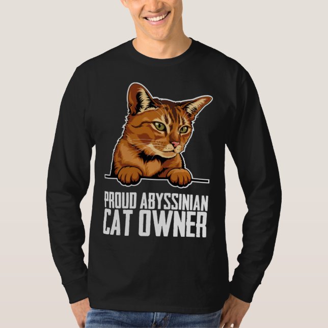 Abyssinian cat  Abyssinian  Abyssinian kitten  1 T-Shirt (Vorderseite)