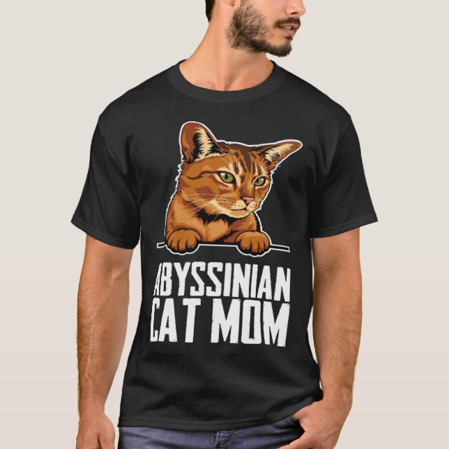 Abyssinian cat  Abyssinian  Abyssinian kitten T-Shirt (Vorderseite)