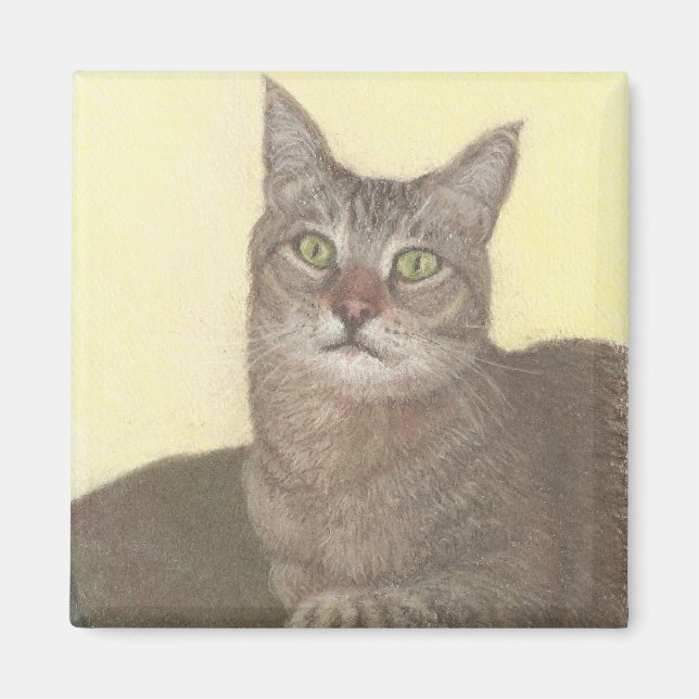 Abyssinian Cat Magnet (Vorne)