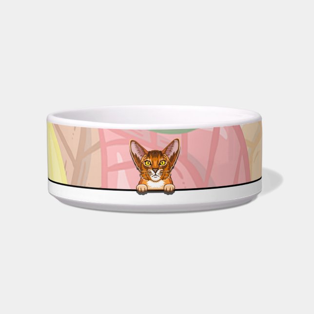 Abyssinian Cat Pet Bowl Napf (Vorderseite)