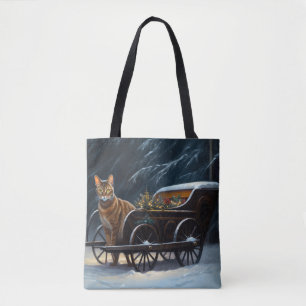 Abyssinian Snowy Sleigh Ride Weihnachtsdekor