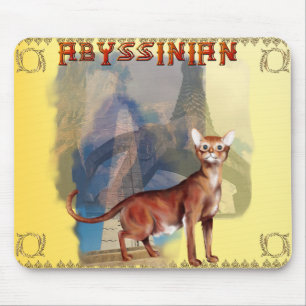 Abyssinische Katze Mousepad