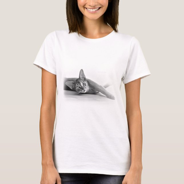 Abyssinische Katze T-Shirt (Vorderseite)