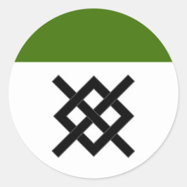 Abzeichen Altavia Populace Runder Aufkleber