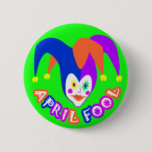 Abzeichen April-Dummkopfs Tages Button