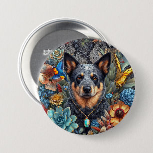 Abzeichen Australian Cattle Dog Art Button
