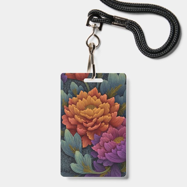 Abzeichen Ausweis (Vorderseite mit Lanyard)