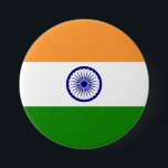 Abzeichen Button<br><div class="desc">Das Abzeichen,  das das indische Flage zeigt.</div>