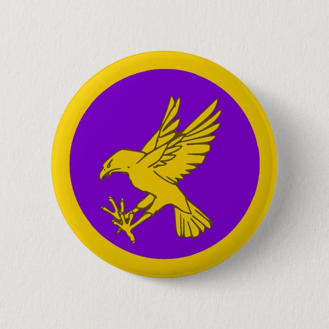 Abzeichen-Button des Königreichs Calontir Populace Button (Vorderseite)