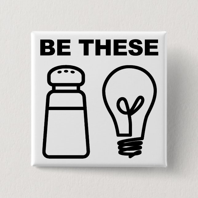 Abzeichen-Button für Salz und Christliche Knopf Button (Vorderseite)