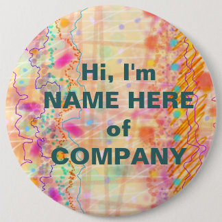 Abzeichen, Buttone - gerade pfirsichfarben Button