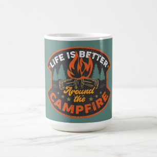 Abzeichen Campfire Kaffeetasse
