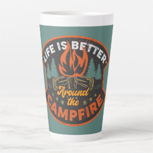 Abzeichen Campfire Milchtasse