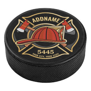 Abzeichen der Abteilung Feuerwehr ADD Eishockey Puck