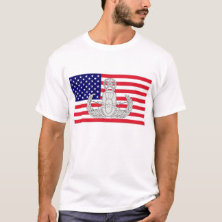 Abzeichen der amerikanischen Flaggen-w/EOD T-Shirt