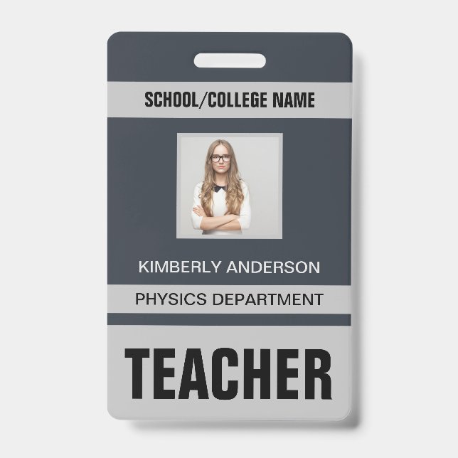 Abzeichen der Ausweiskarte für Lehrkräfte Ausweis (Vorderseite)