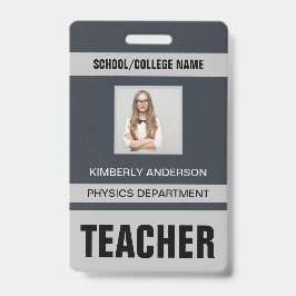 Abzeichen der Ausweiskarte für Lehrkräfte Ausweis