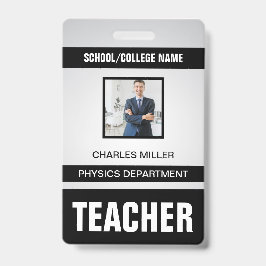 Abzeichen der Ausweiskarte für Lehrkräfte Ausweis