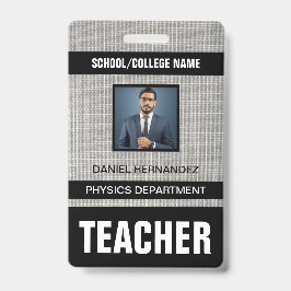 Abzeichen der Ausweiskarte für Lehrkräfte Ausweis