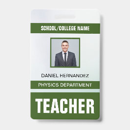 Abzeichen der Ausweiskarte für Lehrkräfte Ausweis