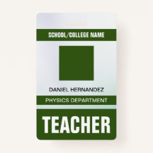 Abzeichen der Ausweiskarte für Lehrkräfte