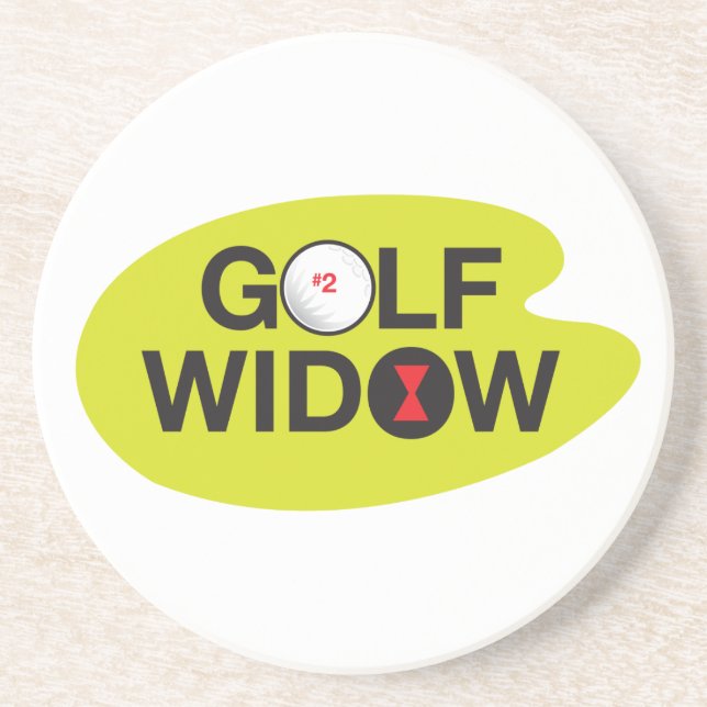 Abzeichen der Ehre bei der Golfwidow Sandstein Untersetzer (Vorne)