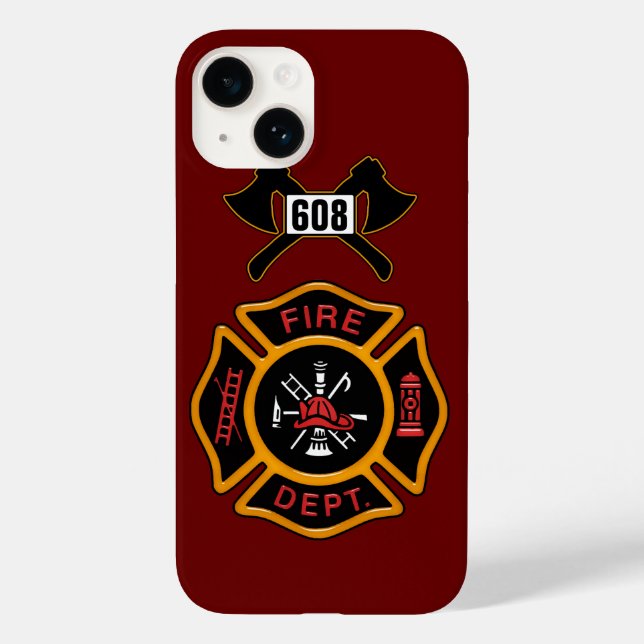 Abzeichen der Feuerwehr Case-Mate iPhone Hülle (Rückseite)