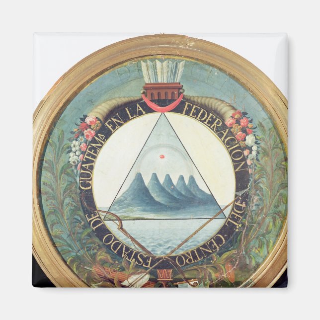 Abzeichen der Föderation Guatemalas Magnet (Vorne)