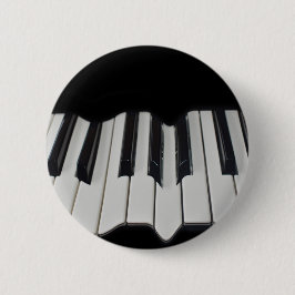 Abzeichen der gezogenen Klaviertasten Button