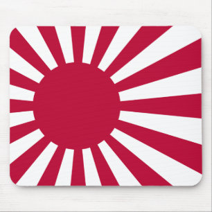 Abzeichen der japanischen Flagge Mousepad