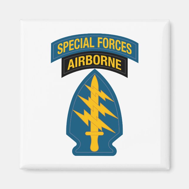 Abzeichen der Special Forces Airborne Tab Magnet (Vorne)