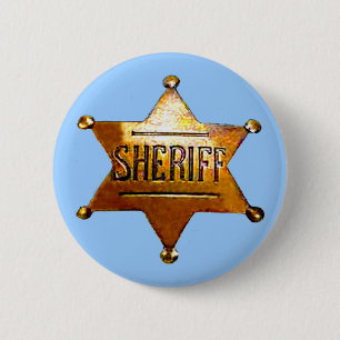 Abzeichen des antiken Sheriffs Button