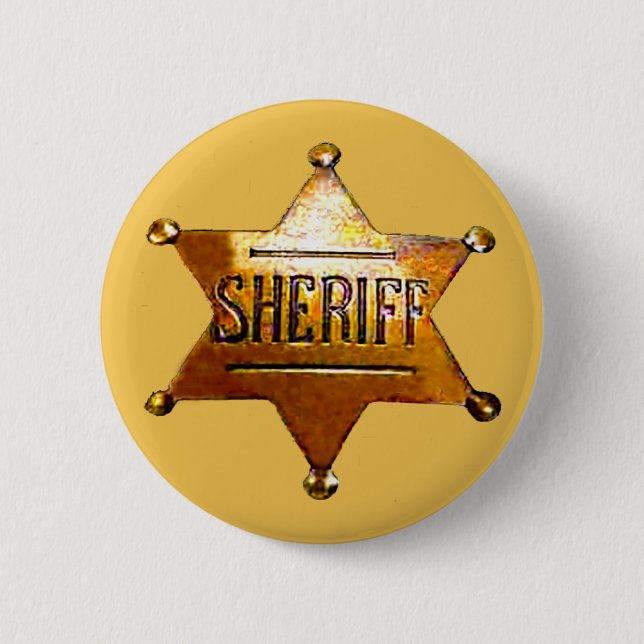 Abzeichen des antiken Sheriffs Button (Vorderseite)