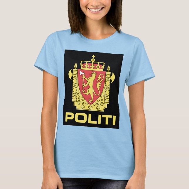 Abzeichen des norwegischen Polizeidienstes, Norweg T-Shirt (Vorderseite)