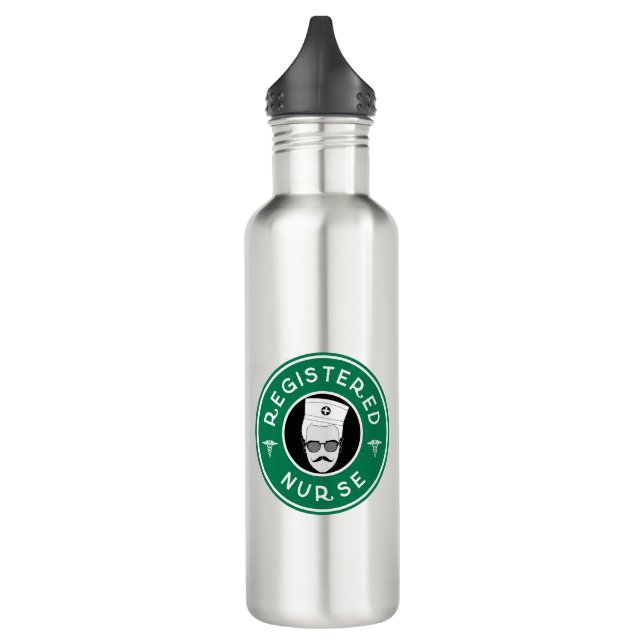 Abzeichen-Design für registrierte Krankenwagen Edelstahlflasche (Links)