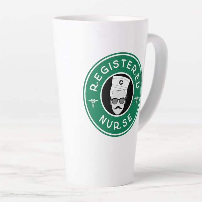 Abzeichen-Design für registrierte Krankenwagen Milchtasse (Rechte Ecke)