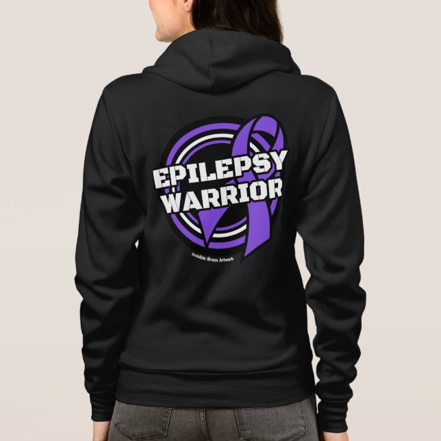 Abzeichen... Epilepsie Hoodie (Rückseite)